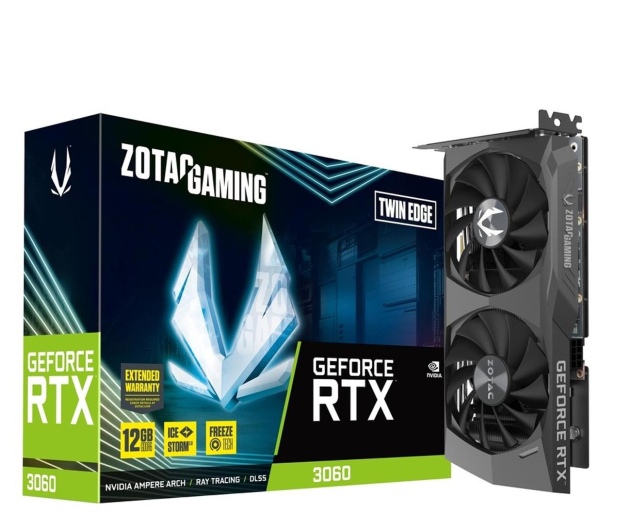Zotac GeForce RTX 3060 Twin Edge 12GB GDDR6 - 633021 - zdjęcie